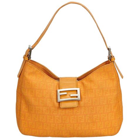 vintage fendi orange bag|Fendi old baguette 1990.